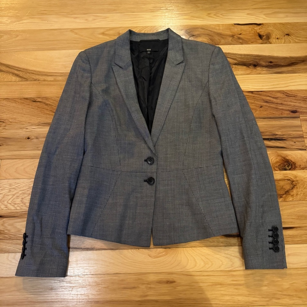 BOSS Hugo Boss Jolia Blazer in Gray